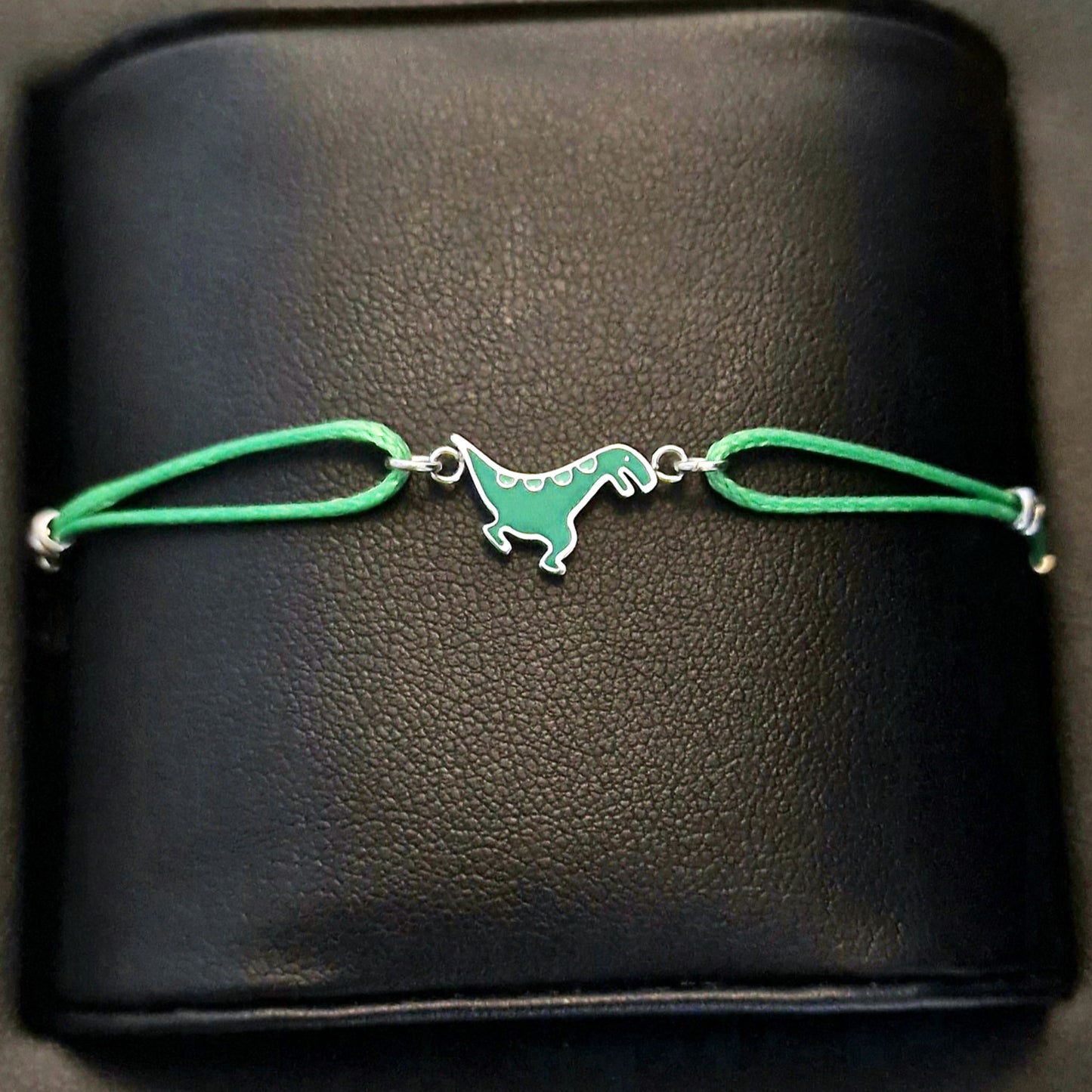 Stainless steel bracelet - Dino (Green)