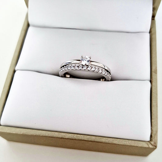 Stainless steel ring - Diamond