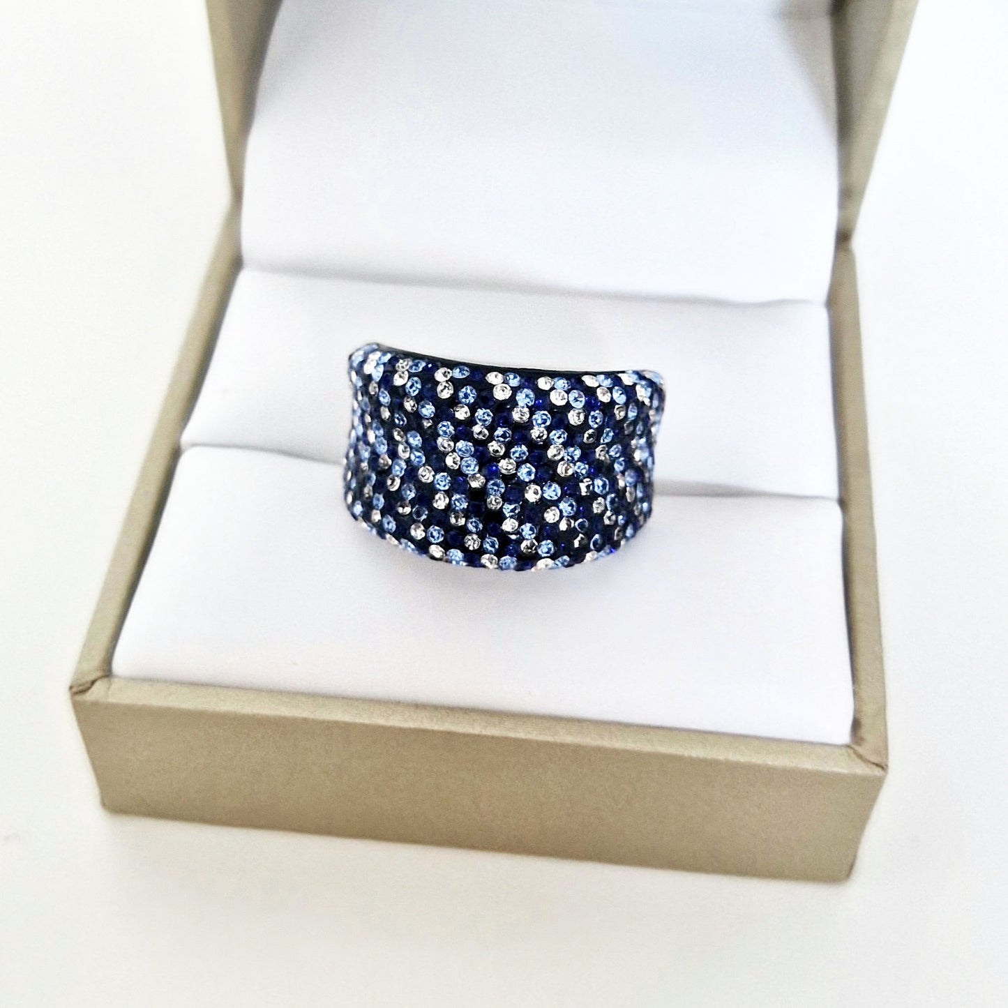 Stainless steel ring - Blue Moon