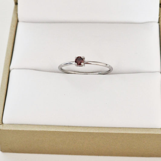 Stainless steel ring - Carola (Red)