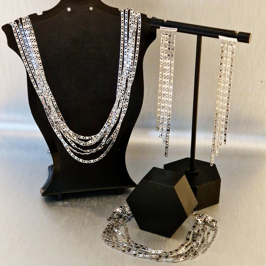 Stainless steel jewelry set - Petra