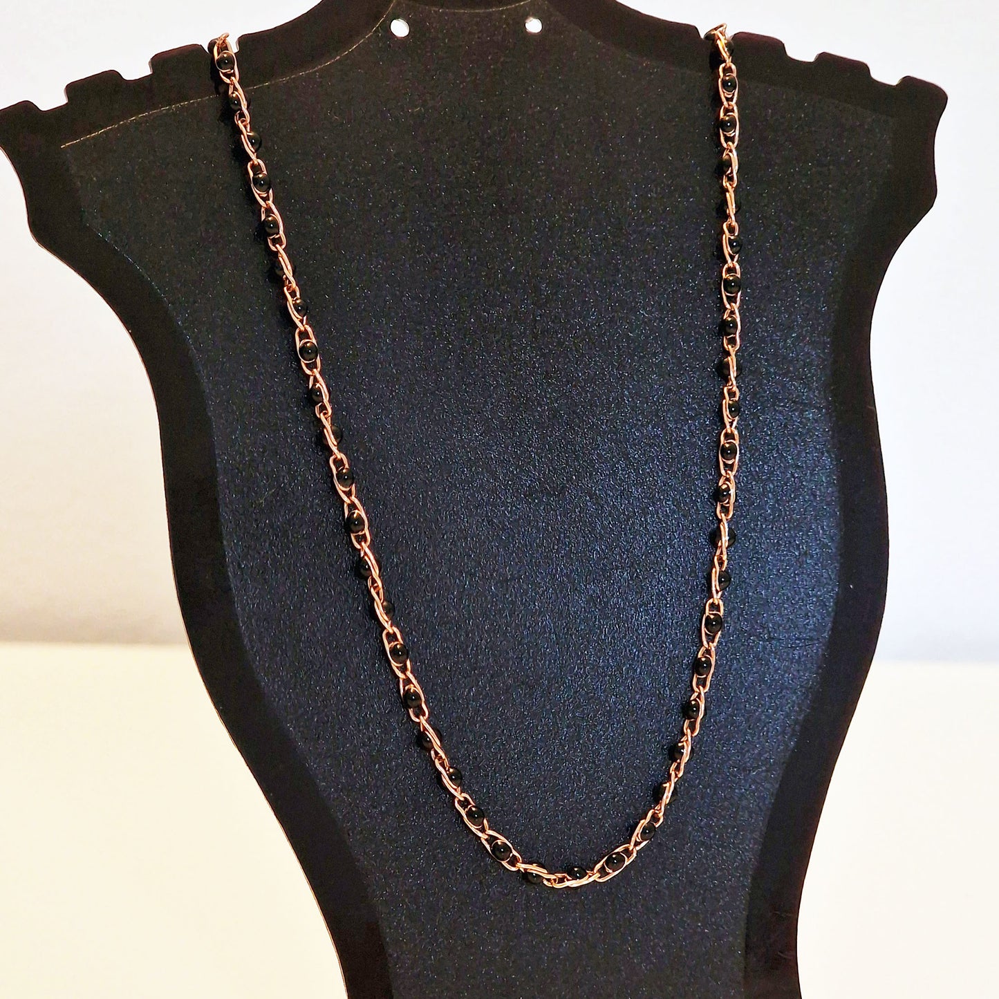 Stainless steel necklace - Noir