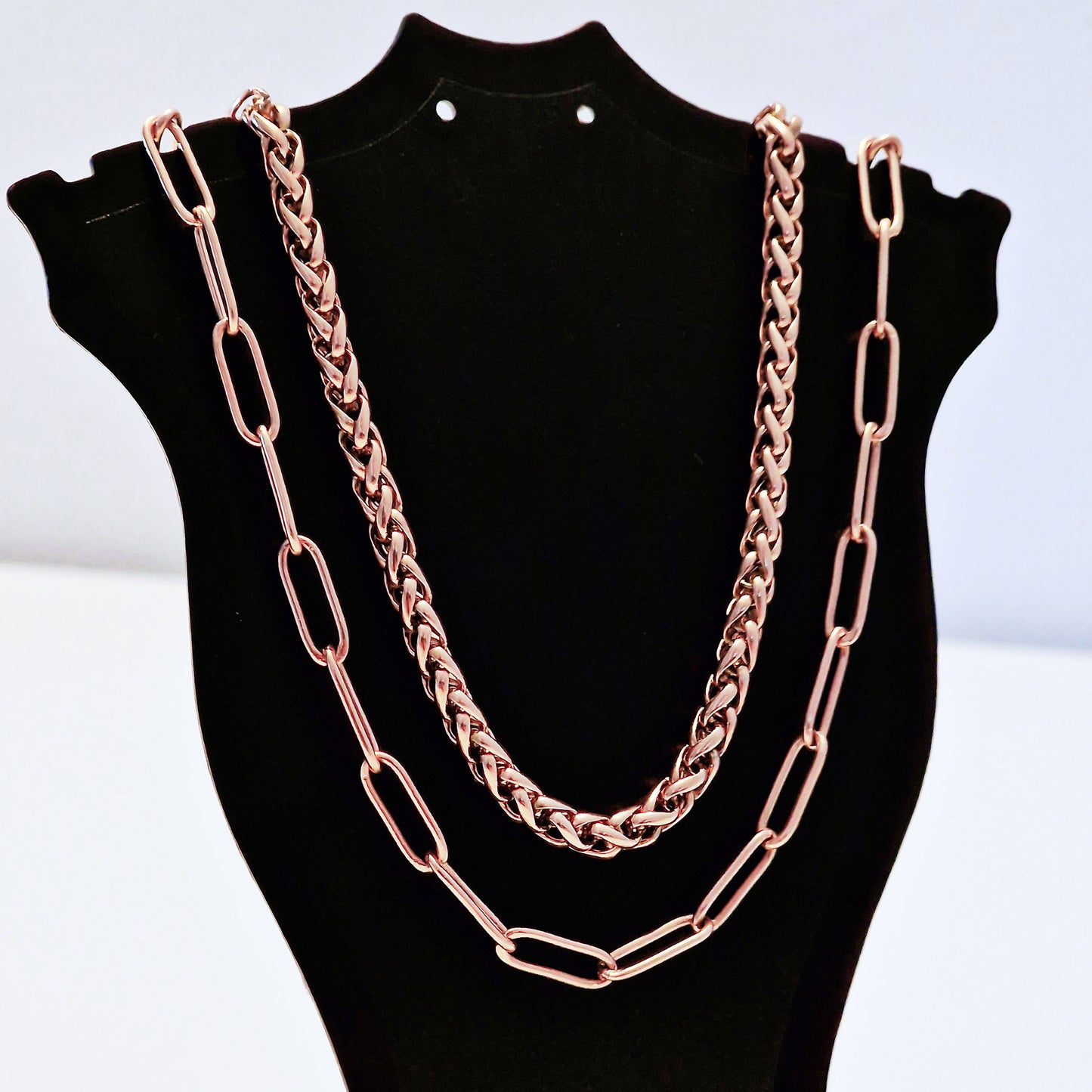 Stainless steel jewelry set - Nova (Rosé)